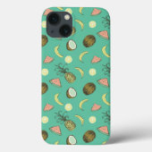 Tropisch vruchtendatroon Case-Mate iPhone case (Achterkant)
