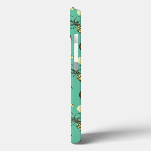 Tropisch vruchtendatroon Case-Mate iPhone case (Achterkant / Links)