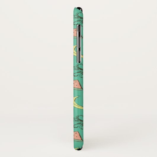 Tropisch vruchtendatroon Case-Mate iPhone case (Achterkant/links)