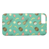 Tropisch vruchtendatroon Case-Mate iPhone case (Achterkant (Horizontaal))