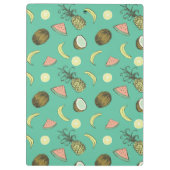 Tropisch vruchtendatroon klembord (Achterkant)