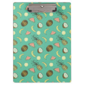 Tropisch vruchtendatroon klembord (Voorkant)