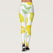 Tropisch vruchtendatroon leggings (Achterkant)