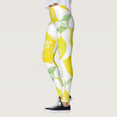 Tropisch vruchtendatroon leggings (Links)