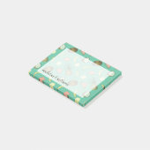 Tropisch vruchtendatroon post-it® notes (Schuin)