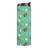 Tropisch vruchtendatroon thermosbeker (Gedraaid links)