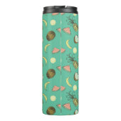 Tropisch vruchtendatroon thermosbeker (Achterkant)