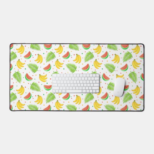 Tropisch vruchtendraaier bureaumat (Keyboard & Muis)