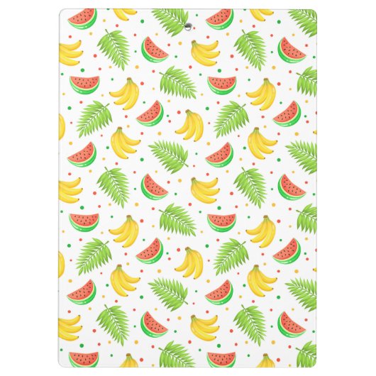 Tropisch vruchtendraaier klembord (Achterkant)