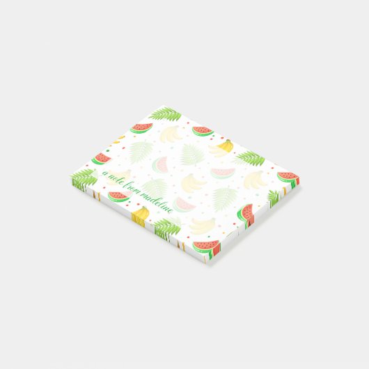 Tropisch vruchtendraaier post-it® notes (Schuin)