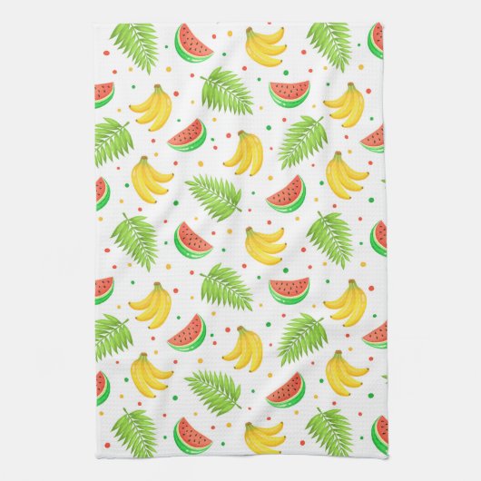 Tropisch vruchtendraaier theedoek (Verticaal)