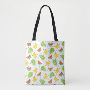 Tropisch vruchtendraaier tote bag