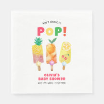 Tropisch vruchtenijs klaar voor Pop Baby shower