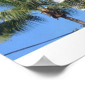 Tropisch vuurtoren poster (Hoek)