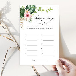 Tropisch Waar waren we vrijgezellenfeest-spel?