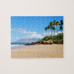 Tropisch Wailea-strand, Maui Hawaii Legpuzzel