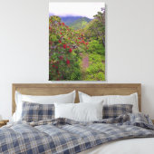 Tropisch wandelspoor canvas afdruk (Insitu (Slaapkamer))