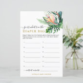 Tropisch wat er in het luierbalkschoenspel zit (Staand voorkant)