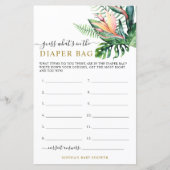 Tropisch wat er in het luierbalkschoenspel zit (Voorkant)