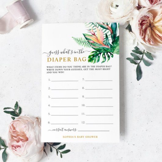 Tropisch wat er in het luierbalkschoenspel zit