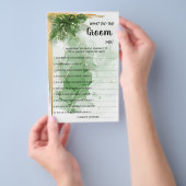 Tropisch wat Groom noemt Vrijgezellenfeest Game Ca Flyer (Hand)