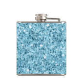 Tropisch water Vinylomhulling Heupfles (Achterkant)