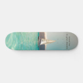 Tropisch Water, Zeilboot, Droom Persoonlijk Skateboard (Horizontaal)