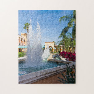 Tropisch waterfontein legpuzzel