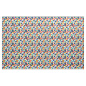 Tropisch watermeloen & ananaspatroon stof (Yard (91,4 cm))
