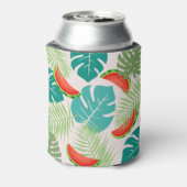 Tropisch watermeloen blikjeskoeler (Blikje Achterkant)