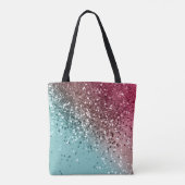 Tropisch watermeloen glitter #1 tote bag (Achterkant)