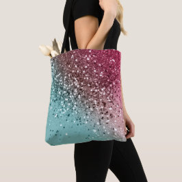 Tropisch watermeloen glitter #1 tote bag