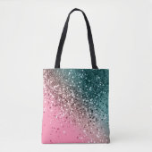 Tropisch watermeloen glitter #2 tote bag (Voorkant)