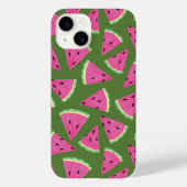 Tropisch watermeloen zomerpatroon Case-Mate iPhone case (Achterkant)