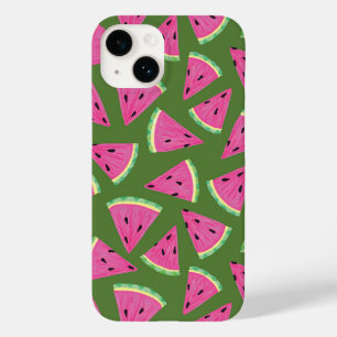 Tropisch watermeloen zomerpatroon Case-Mate iPhone 14 hoesje