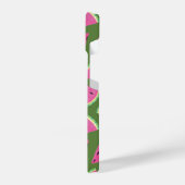 Tropisch watermeloen zomerpatroon iPhone hoesje (Linkerkant)