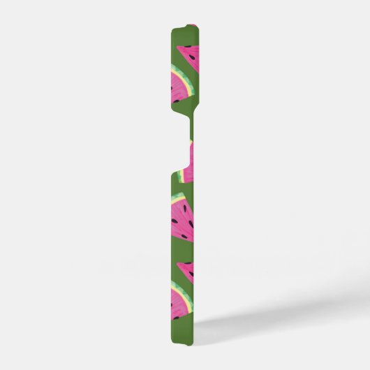 Tropisch watermeloen zomerpatroon iPhone hoesje (Rechterkant)