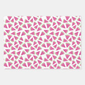 Tropisch watermeloenpatroon inpakpapier vel (Voorkant)