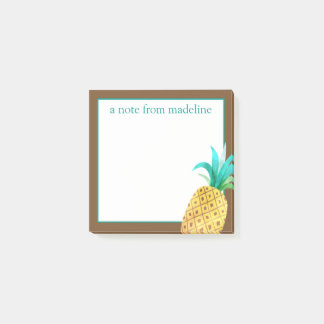 Tropisch | Waterverf ananas Post-it® Notes