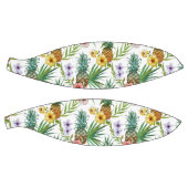 Tropisch waterverf-ananassepatroon met hawaii-them basketbal (Panelen)