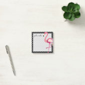 Tropisch | Waterverf Flamingo Polka Dots Post-it® Notes (Kantoor)
