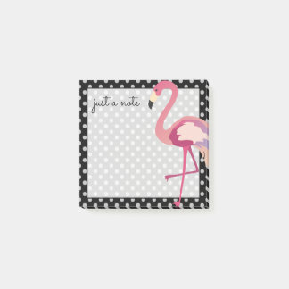Tropisch | Waterverf Flamingo Polka Dots Post-it® Notes