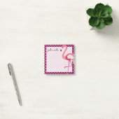 Tropisch | Waterverf Flamingo Polka Dots Post-it® Notes (Kantoor)