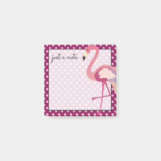 Tropisch | Waterverf Flamingo Polka Dots Post-it® Notes