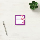 Tropisch | Waterverf Flamingo Post-it® Notes (Kantoor)