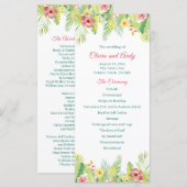 Tropisch weduwenprogramma - Hibiscus & Palm (Voorkant / Achterkant)