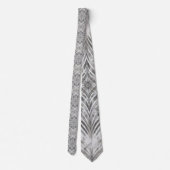 Tropisch weefsel met stompe inkt Abstract schilder Stropdas (Achterkant)