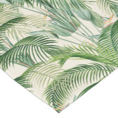 Tropisch weelderig gebladerte palmbladeren patroon korte tafelloper (Hoek)