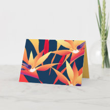 Tropisch Wenskaart van de vogelgriep van het Parad