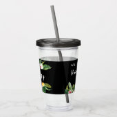 Tropisch Wil Je Mijn Bruidsmeisje Zijn Aanzoek Acryl Drinkbeker (Links)